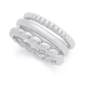 3-Pc. Set Twist Rings size 7
